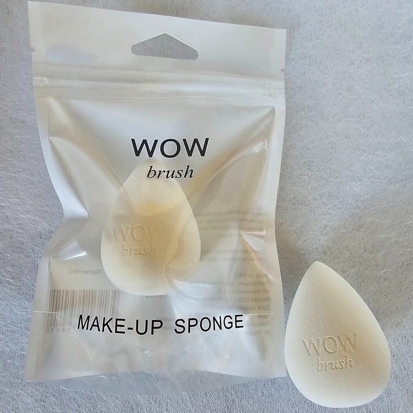 WOWBRUSH Спонж для макияжа большой купить по низким ценам в ЛЭТУАЛЬ