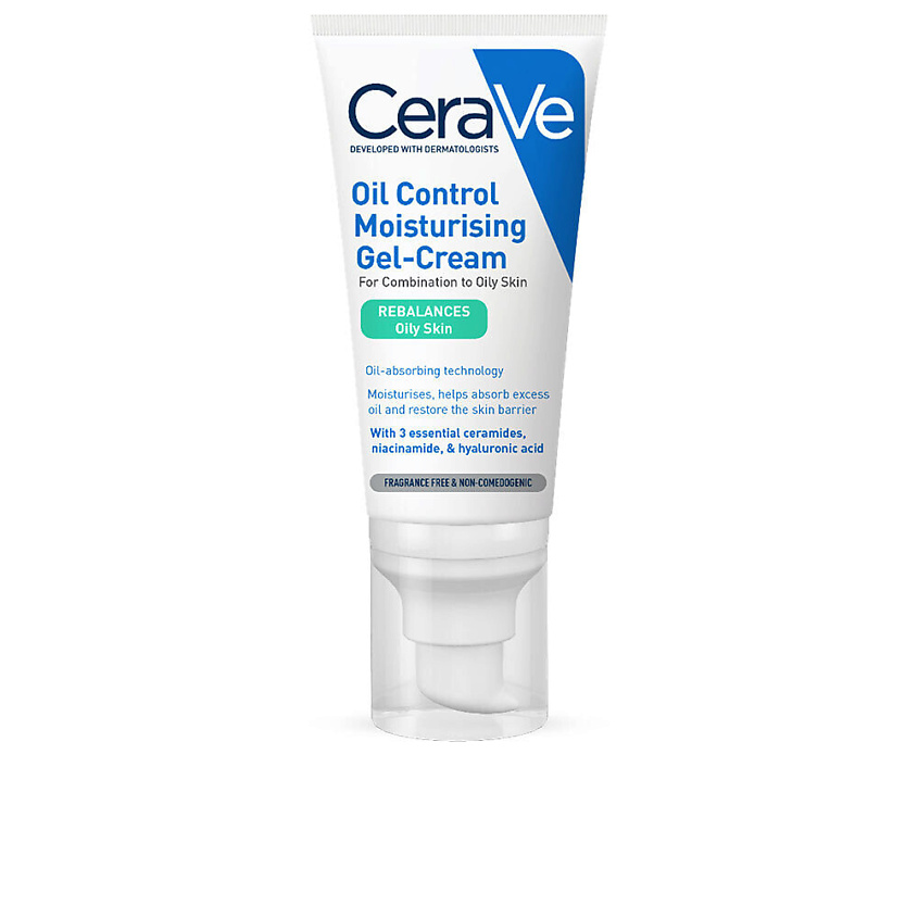 CERAVE Увлажняющий гель-крем для комбинированной и жирной кожи OIL ...