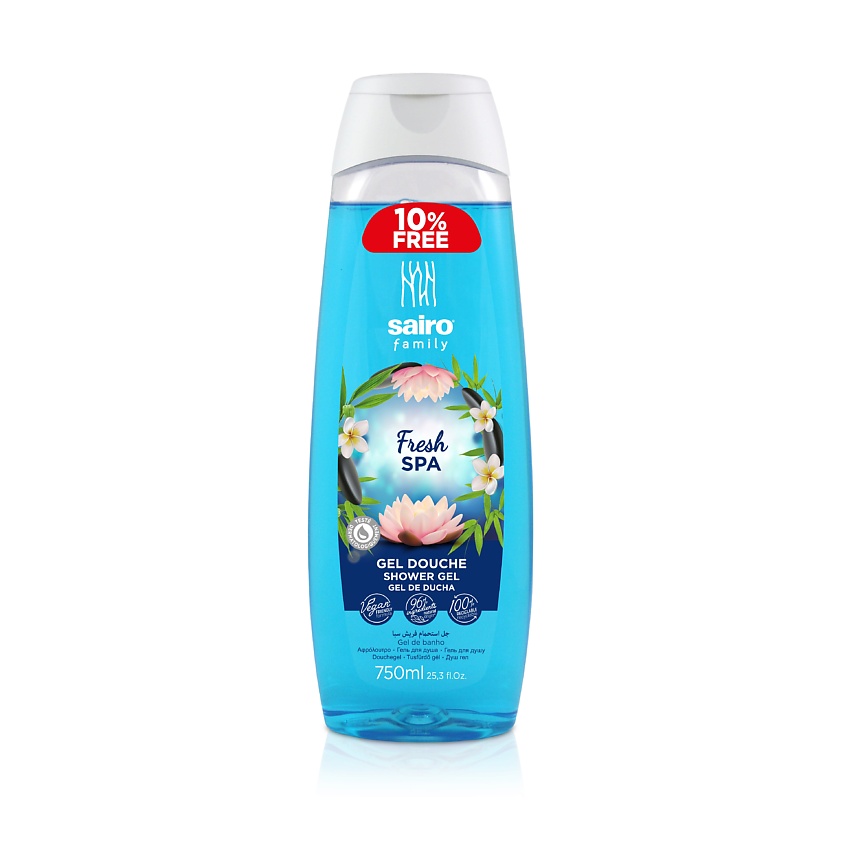 SAIRO Гель для душа FRESH SPA купить по цене 249₽ в ЛЭТУАЛЬ