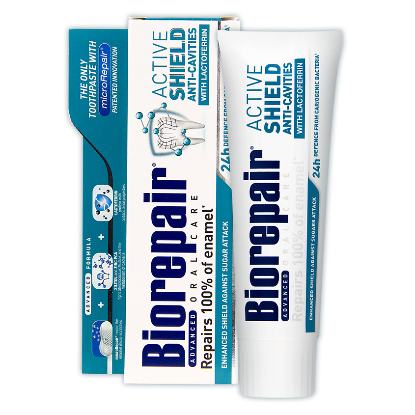BIOREPAIR Зубная паста "Активная защита эмали зубов" Active Shield ...