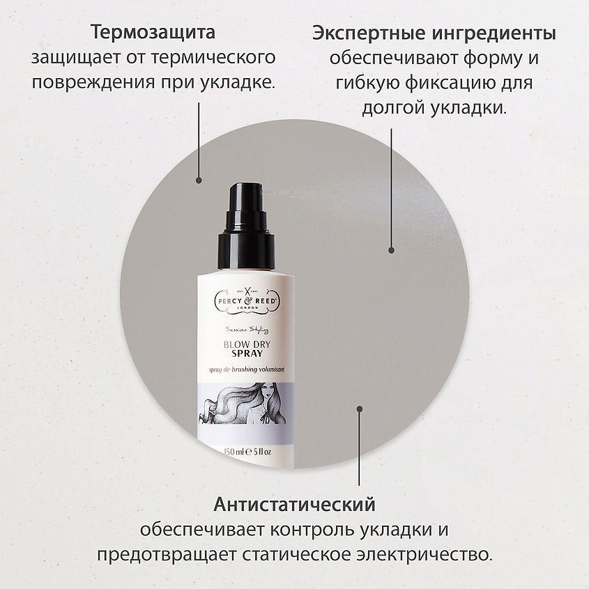 PERCY&REED Спрей-термозащита для волос Hair Care Session Styling – фото 2