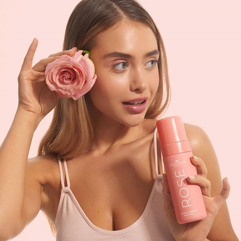 COCOSOLIS Пенка для мягкого и глубокого очищения кожи Skin Care Rose Clean & Hydrate – фото 2