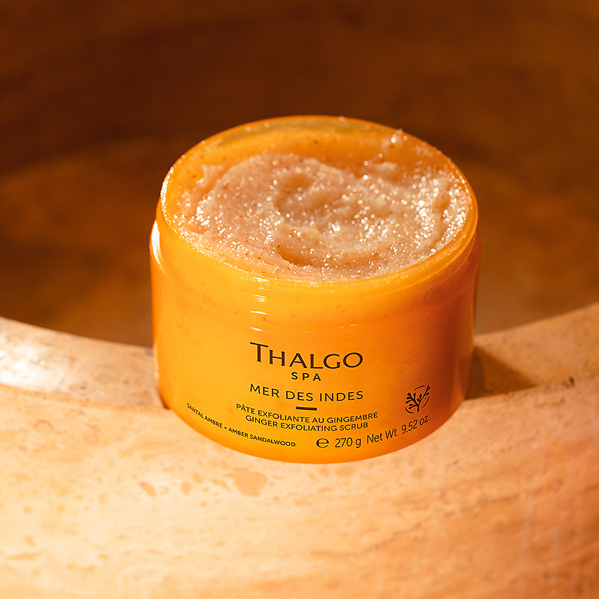 THALGO Скраб для тела тающий Аюрведический с имбирем Spa Mes Des Indes Exfoliating Scrub – фото 3