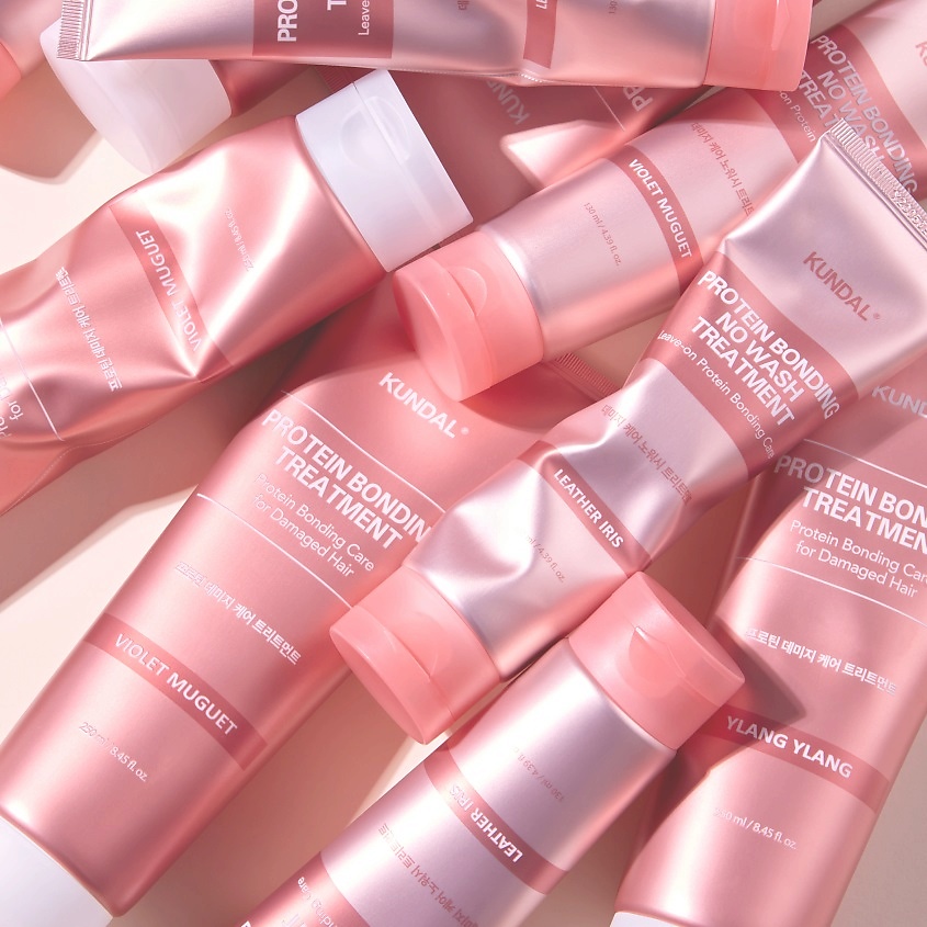 KUNDAL Средство для поврежденных волос несмываемое Ландыш Protein Bonding No Wash Treatment Violet Muguet – фото 3