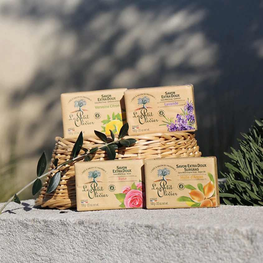 LE PETIT OLIVIER Мыло экстра нежное питательное Лаванда Lavender Soap – фото 2
