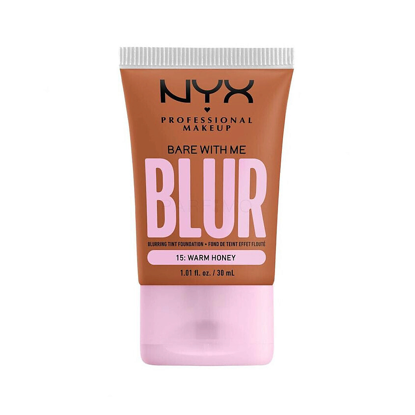 Изображение товара NYX PROFESSIONAL MAKEUP Тональный крем Bare With Me Blur Tint Foundation, 15 Warm Honey