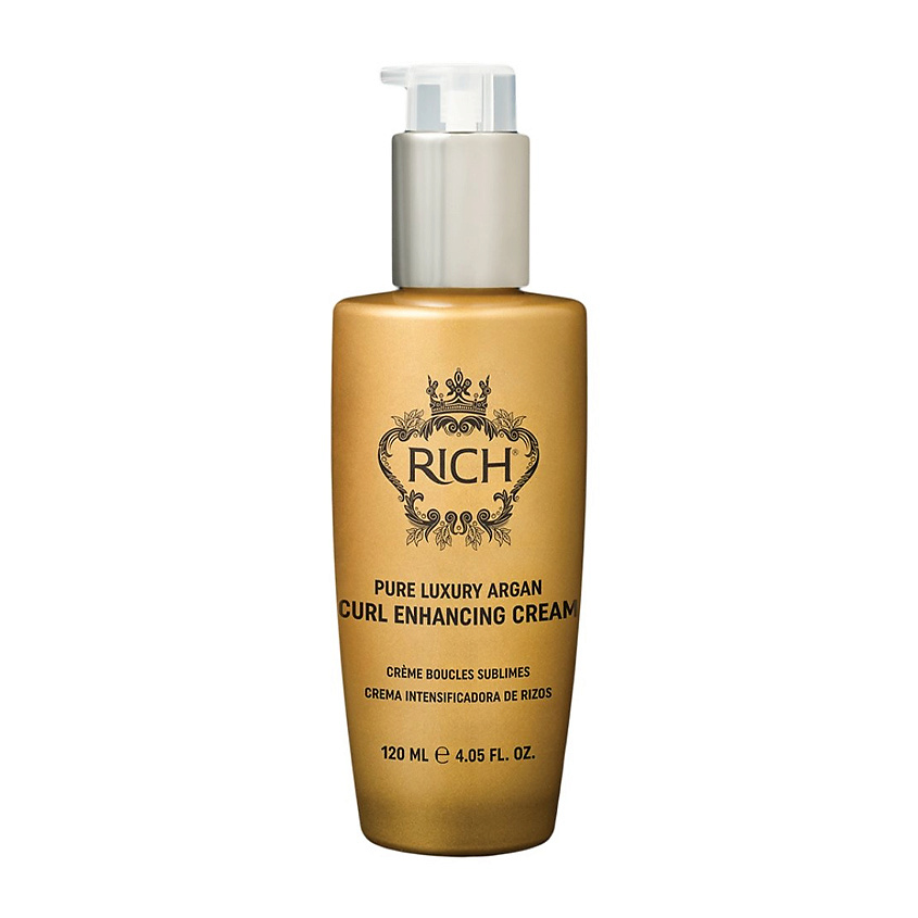 Изображение товара RICH Крем увлажняющий для вьющихся волос Hair Care Argan Curl Enhancing, 120 мл