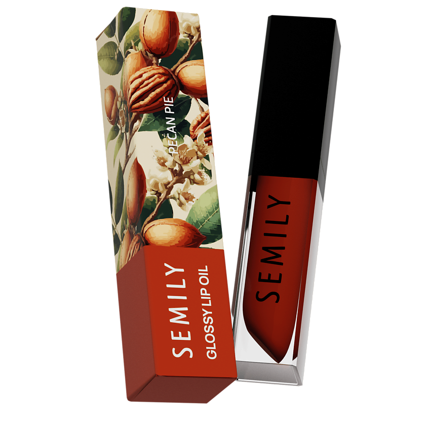 Изображение товара SEMILY Масло-блеск для губ, PECAN PIE