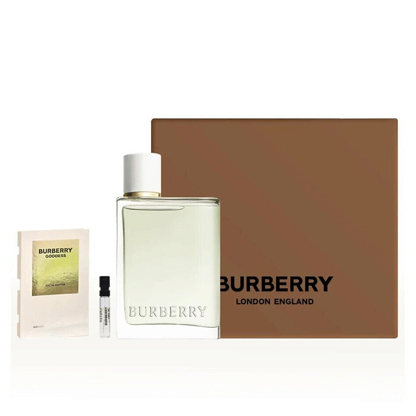 Изображение товара BURBERRY Набор: Туалетная вода Her Eau de Toilette + Парфюмерная вода Goddess + Подарочная коробка, 50 мл + 1,5 мл + 1 шт.