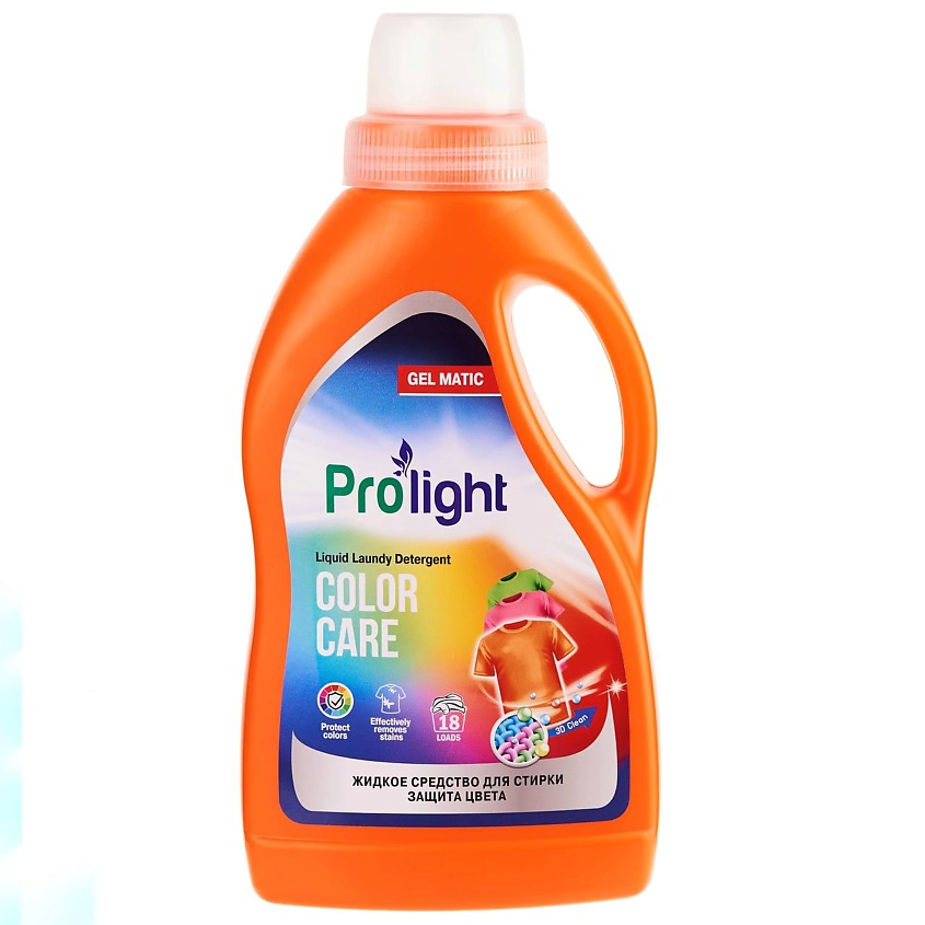 Изображение товара PROLIGHT Жидкое средство для стирки цветных тканей 1 шт.