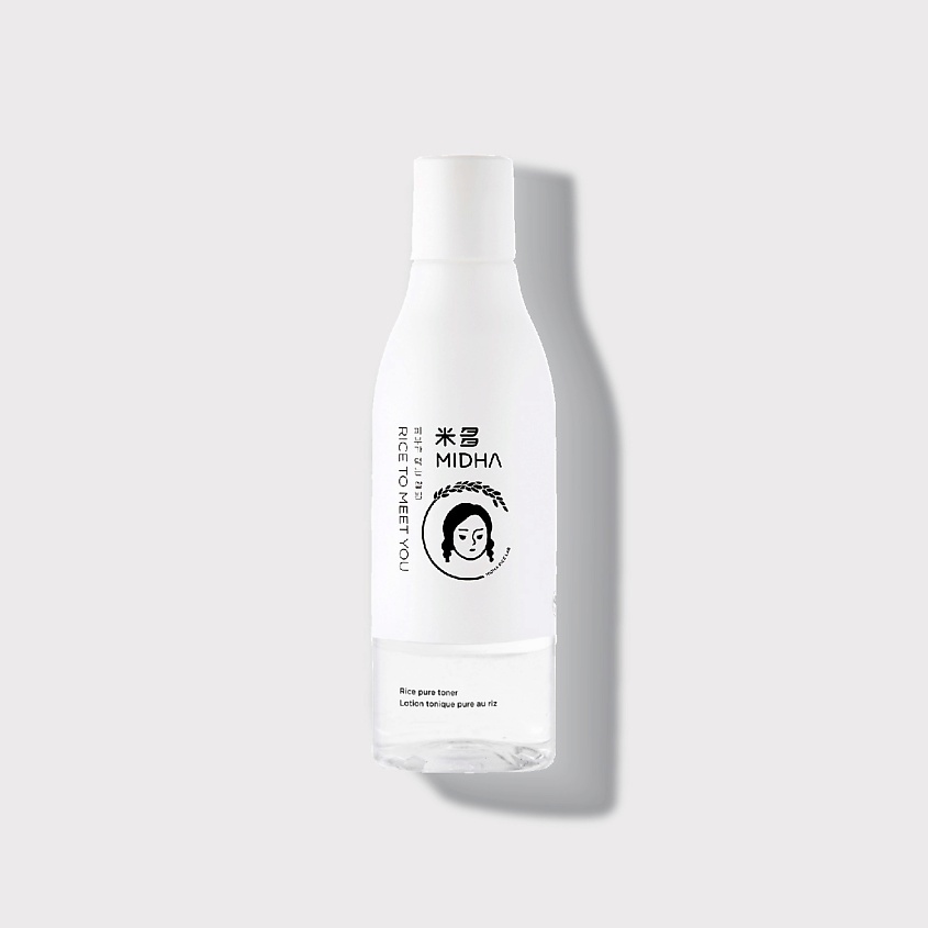 Изображение товара MIDHA Тонер для лица с рисом 200 мл - натуральный уход для чувствительной кожи