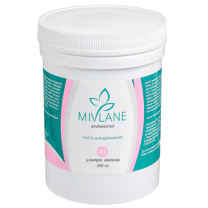 Изображение товара MIVLANE Сахарная паста для шугаринга и депиляции Ультра Мягкая, 220 мл
