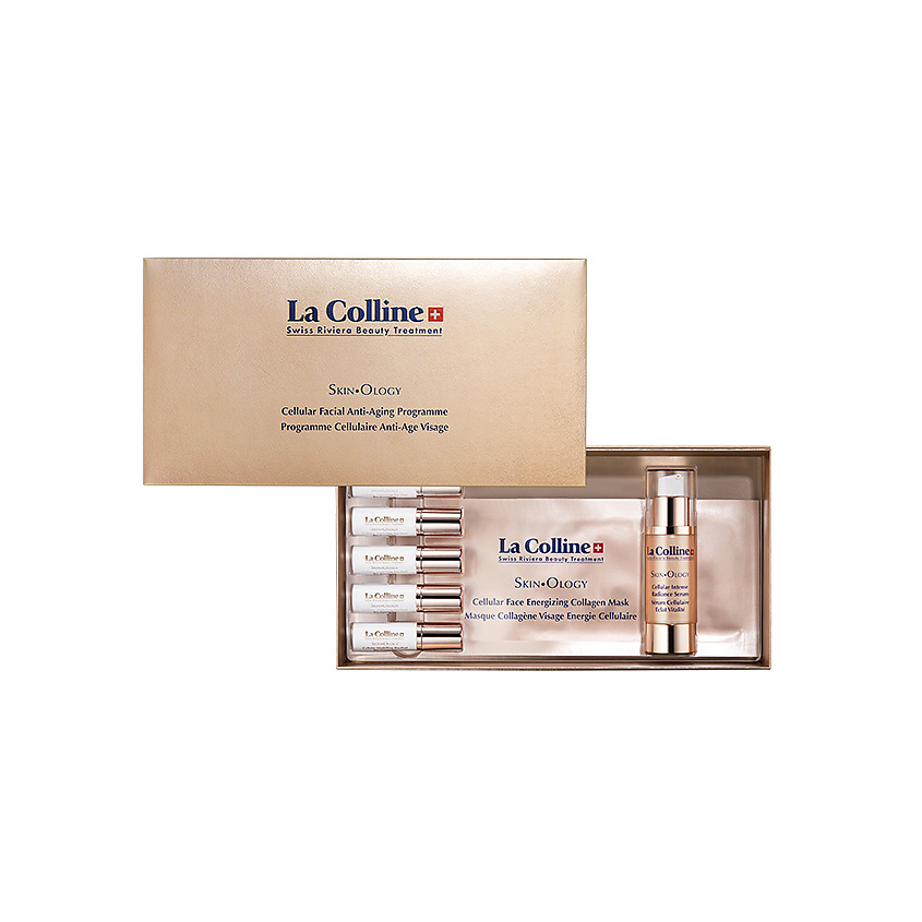 Изображение товара LA COLLINE Программа для лица Skin Ology Cellular Facial Anti-Aging Programme, 3 х 5 мл + 5 х 4 г + 30 мл