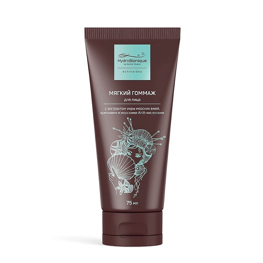 Изображение товара HYDROBIONIQUE Мягкий гоммаж для лица с икрой морских ежей, кремнием и AHA-кислотами, 75 мл