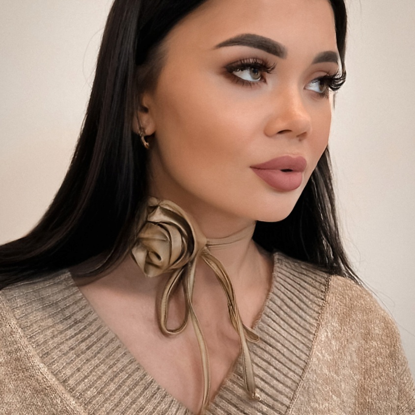 Изображение товара NATA KIKOT Чокер на шею роза, 1 шт.