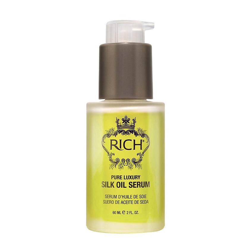 Изображение товара RICH Сыворотка-масло интенсивная для шелковистости волос Hair Care Silk Oil, 60 мл
