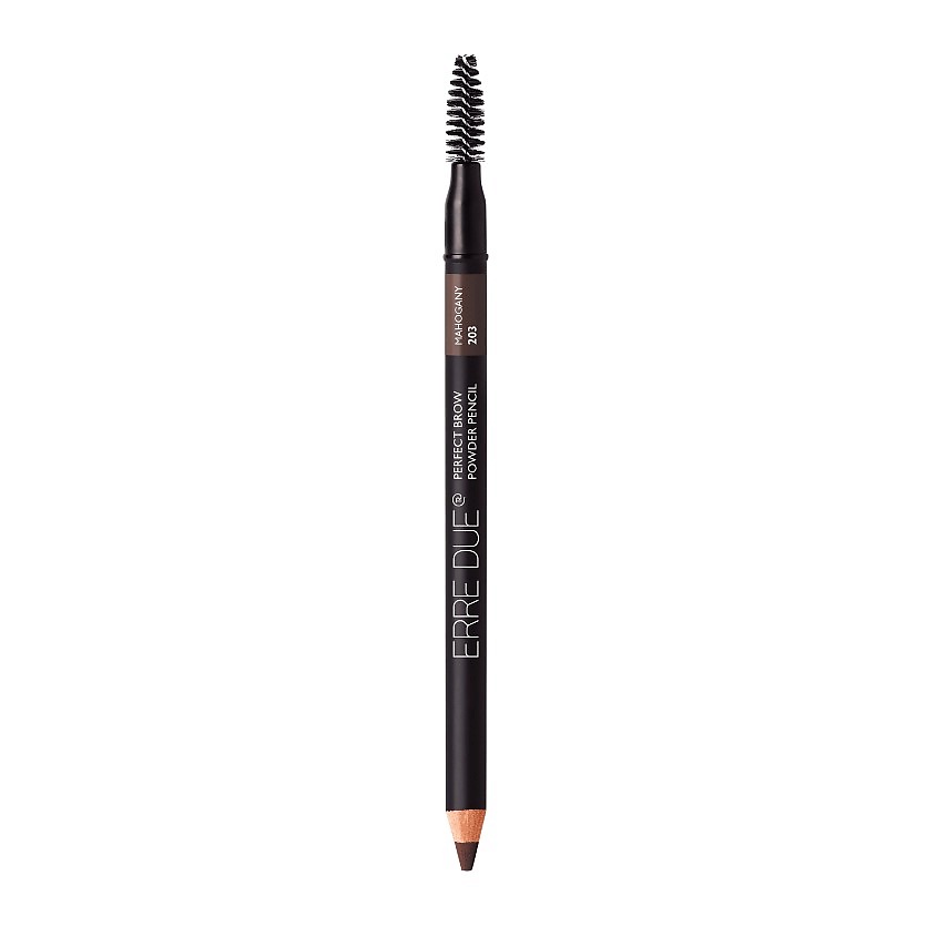 Изображение товара ERRE DUE Карандаш для бровей стойкий Perfect Brow Powder Pencil, № 203 Mahogany, 1.19 г