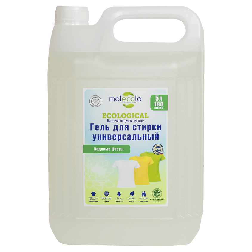Изображение товара Молекула Гель для стирки Водяные цветы 1 шт натуральный биоэффективный