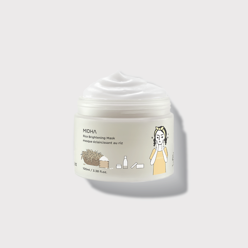 Изображение товара MIDHA Маска для лица сияние кожи, 100 мл