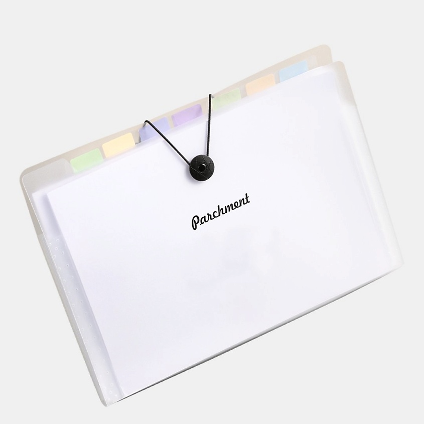 Изображение товара PARCHMENT Папка для документов а4 на резинке, 8 отделений, 8 отделений