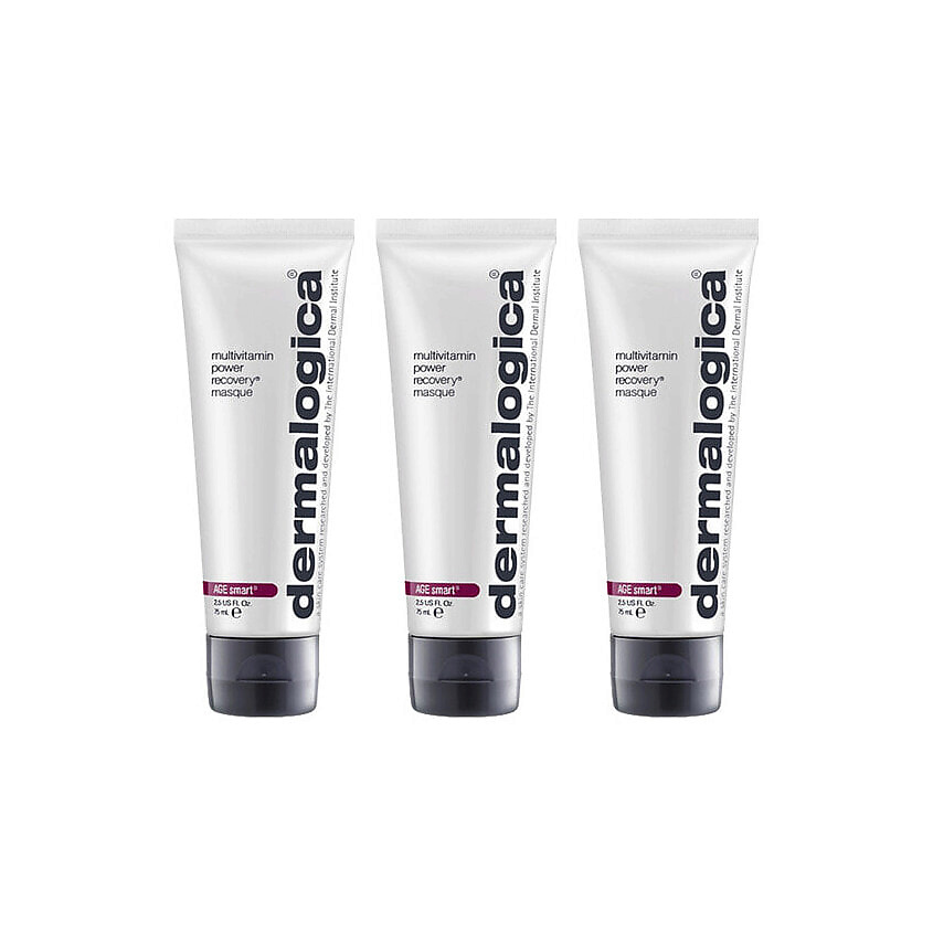 Изображение товара DERMALOGICA Набор для лица Multivitamine Power recovery masque, 75+75+75мл