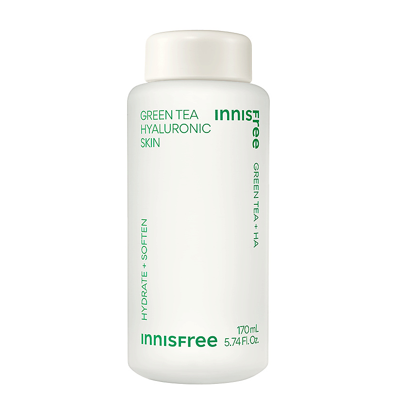 Изображение товара INNISFREE Увлажняющий тонер с экстрактом зеленого чая и гиалуроновой кислотой для сияния кожи Green Tea, 170 мл
