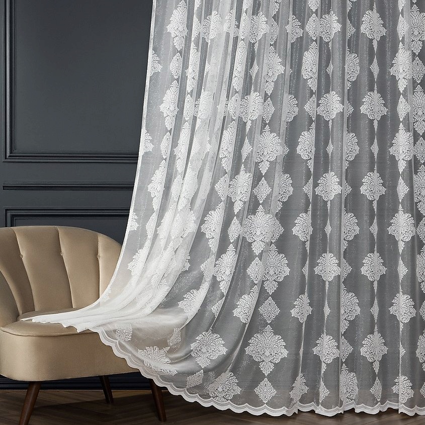 Изображение товара ARYA HOME COLLECTION Тюль 400х250 Eda, Белый