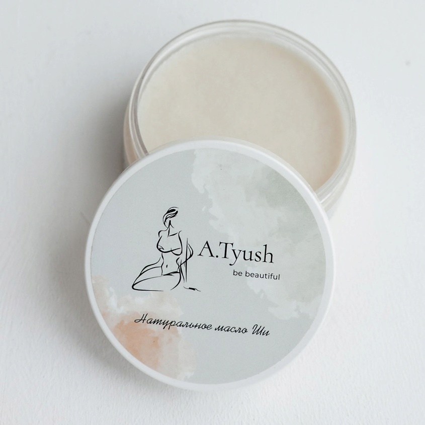 Изображение товара A. TYUSH Масло ши натуральное, 1 шт.