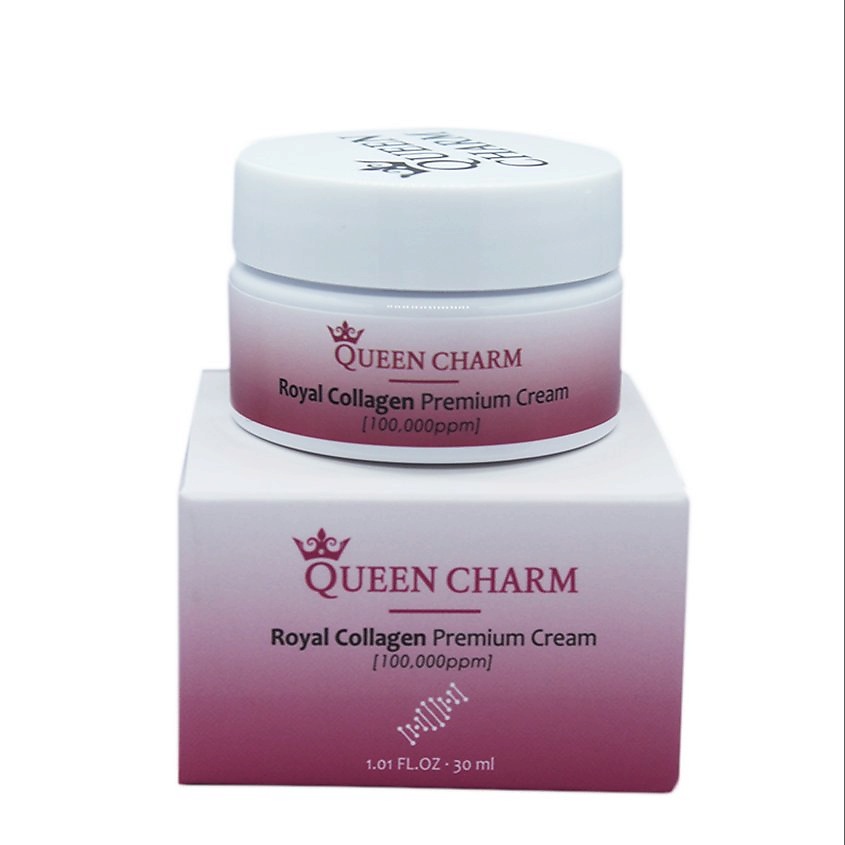 Изображение товара QUEEN CHARM Крем для лица с коллагеном 10% увлажнение и молодость 30 г