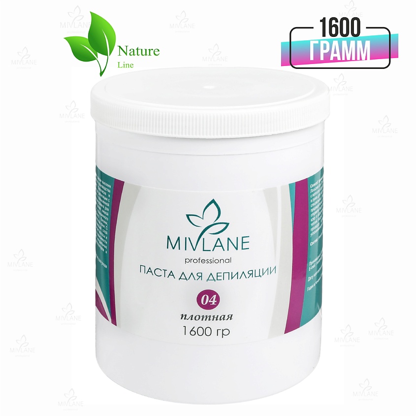 Изображение товара Мивлэйн Паста для депиляции плотная 1000 мл для шугаринга и депиляции тела