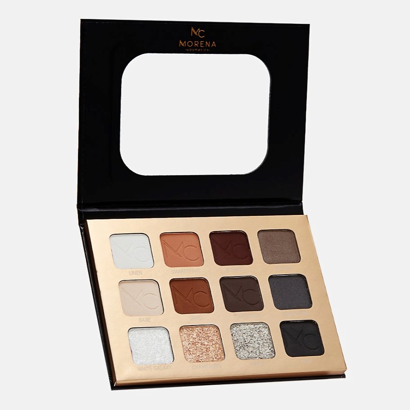 Изображение товара MORENA COSMETICS Тени для век Палетка Нюдовая, Нюд