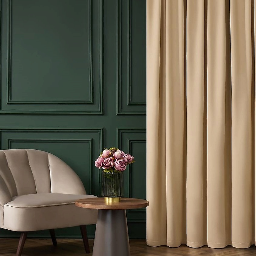 Изображение товара ARYA HOME COLLECTION Портьера с подхватом Tuval, Золотой