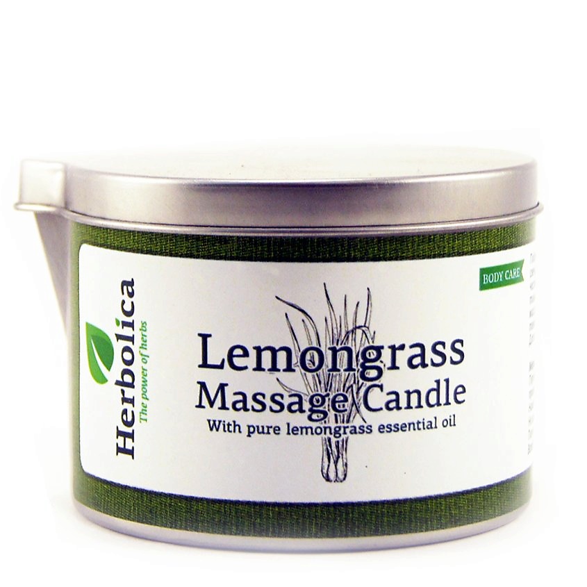 Изображение товара HERBOLICA Массажная свеча "Лемонграсс", 150мл