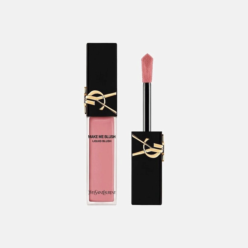 Изображение товара YVES SAINT LAURENT Жидкие румяна Make Me Blush 44 Nude Lavalliere высоко пигментированные и уходовы