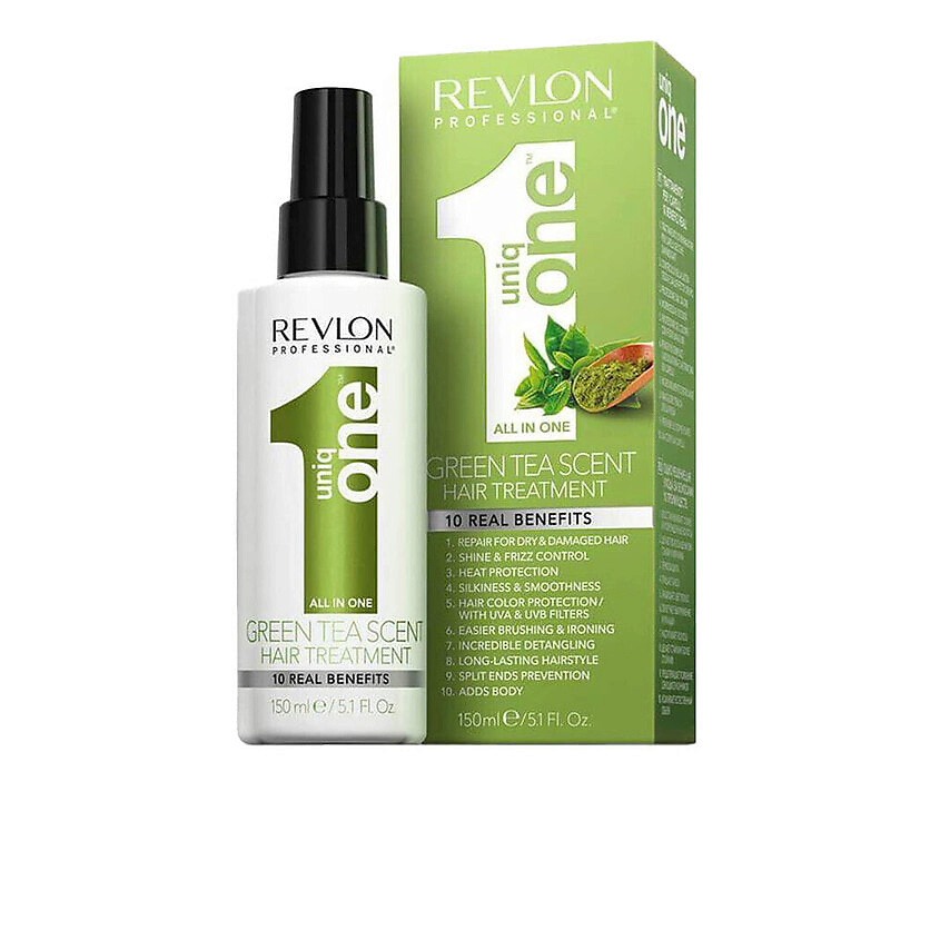 Изображение товара REVLON Несмываемый кондиционер-спрей UNIQ ONE GREEN TEA, 150