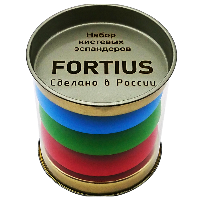 Изображение товара FORTIUS Набор кистевых эспандеров "Fortius" (10,20,30 кг), 1 шт.