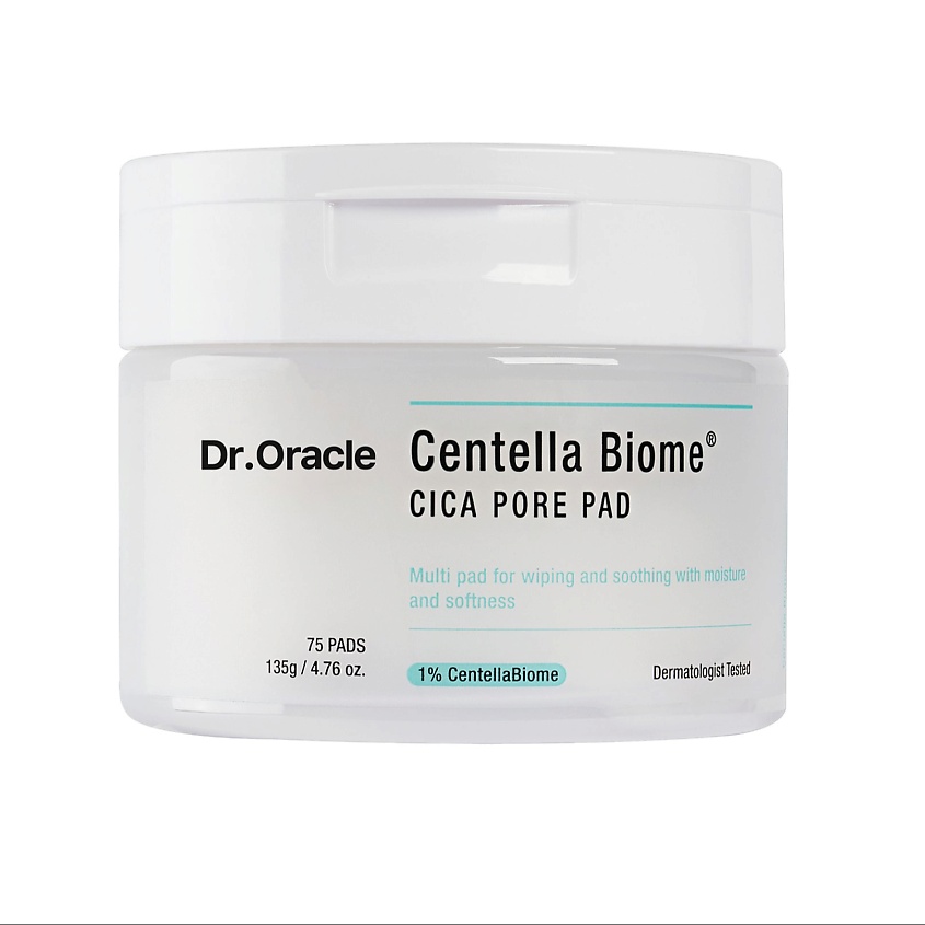Изображение товара DR.ORACLE Тонизирующие пэды для лица CentellaBiome Cica Pore Pad, 1 шт.
