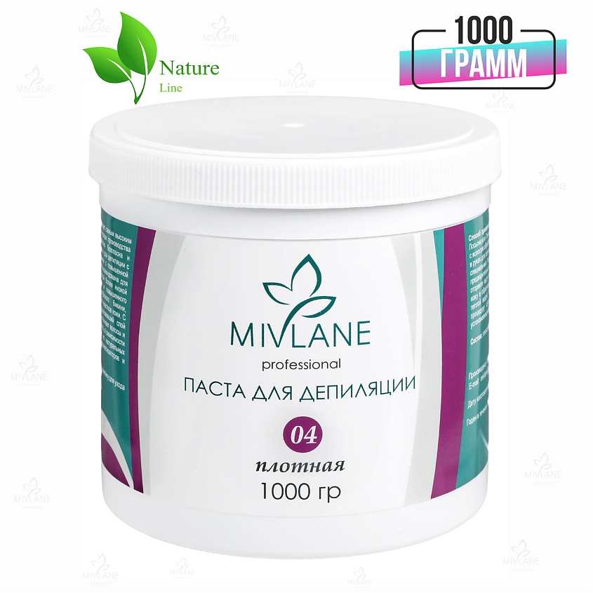 Изображение товара MIVLANE Сахарная паста для шугаринга и депиляции Плотная, 750 мл