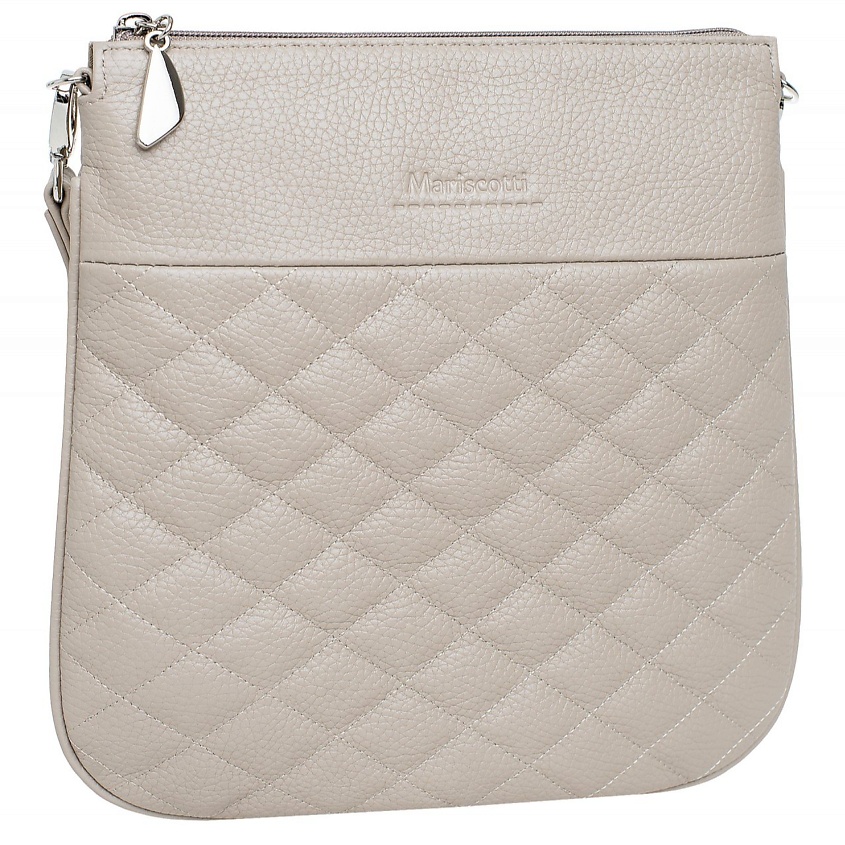 Изображение товара FRANCHESCO MARISCOTTI Сумка женская кожаная маленькая, кросс-боди, через плечо, 1 шт.