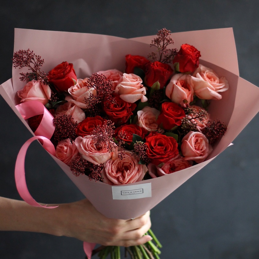 Изображение товара LACE&GRACE Авторский букет "Скарлетт", 1 шт.