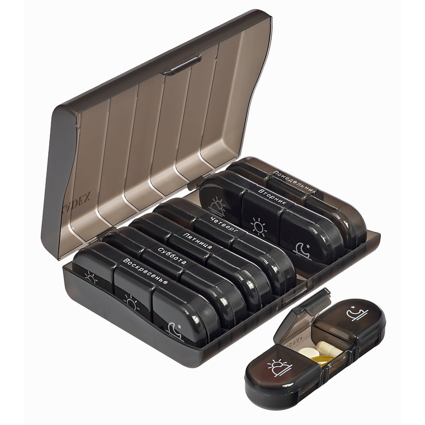 Изображение товара BRADEX Контейнер для таблеток ЗДОРОВЬЕ, 1 шт.