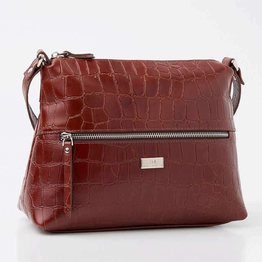 Изображение товара Женская кожаная сумка кросс-боди большая из натуральной кожи