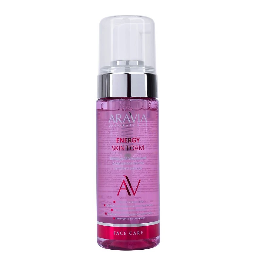 Изображение товара ARAVIA LABORATORIES Пенка для умывания с муцином улитки и гинкго билоба Energy Skin Foam, 150 мл