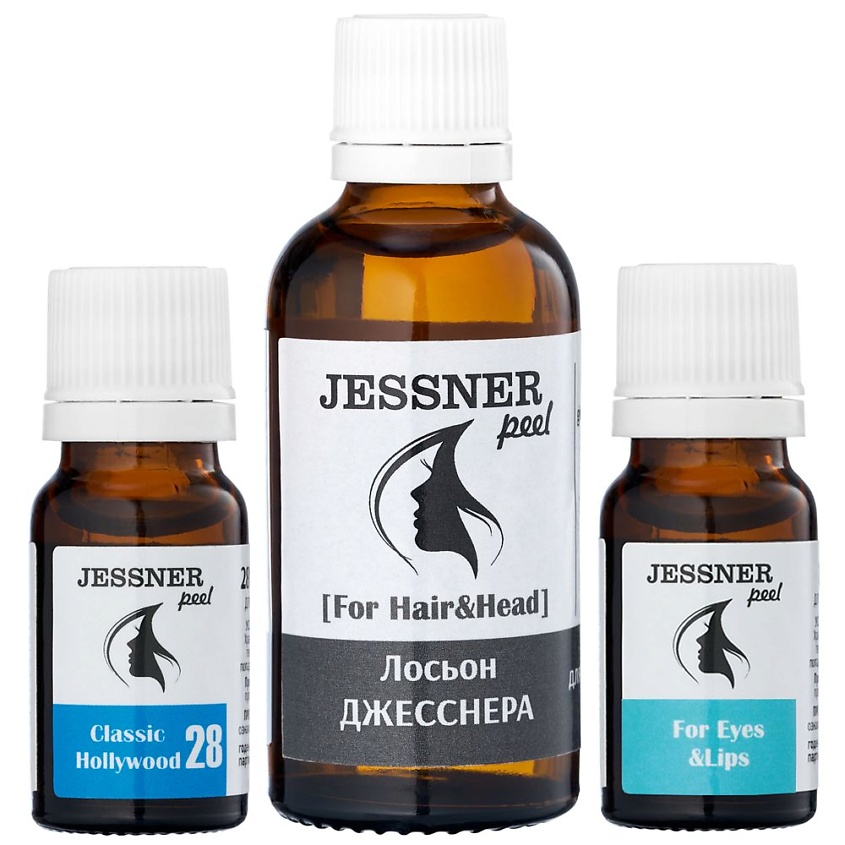 Изображение товара TREND COSMETICS Набор "3в1": пилинг Джесснера 28% для лица, периорбитальный, для волос, 70мл