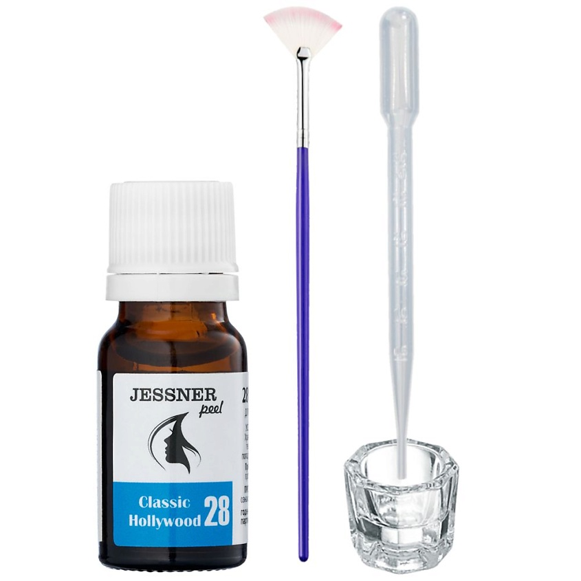 Изображение товара TREND COSMETICS Набор "3в1": пилинг Джесснера 28% классический с кистью и стаканчиком, 10мл