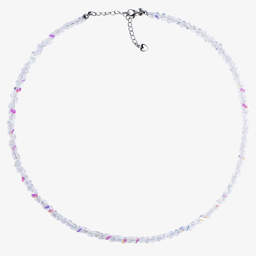 Изображение товара HIGHER-AURA Чокер из прозрачного алмазного стекла, Длина: 36 см; цвет: прозрачный