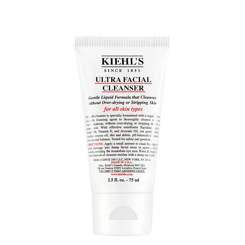 Изображение товара KIEHL'S Деликатный гель для умывания Ultra Facial Cleanser, 75 мл