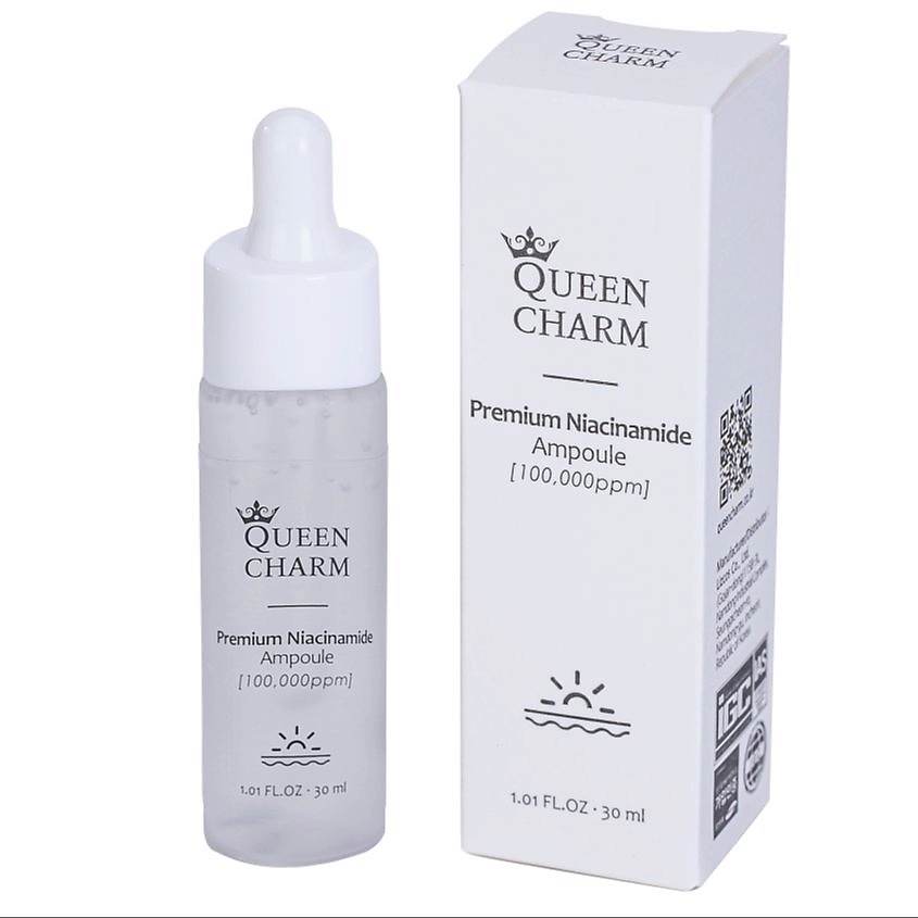 Изображение товара QUEEN CHARM Ампульная сыворотка для выравнивания тона с ниацинамидом 30 мл