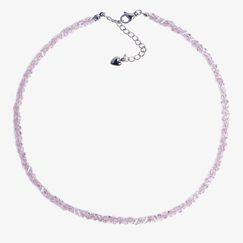 Изображение товара Чокер из прозрачного алмазного стекла Higher-Aura 36 см розовый