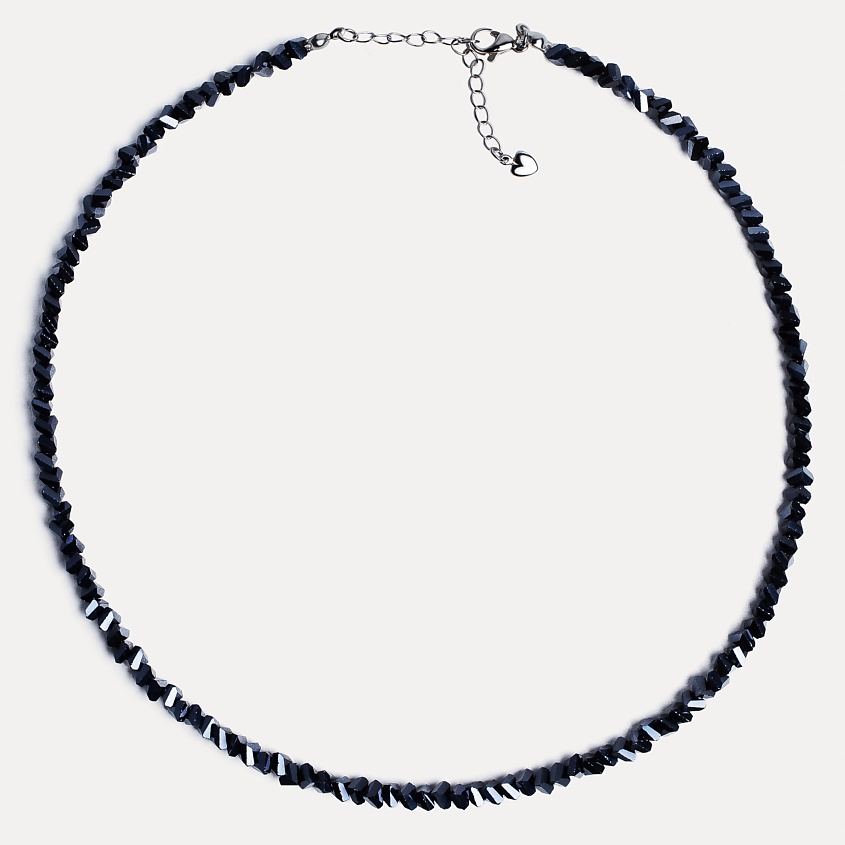 Изображение товара HIGHER-AURA Чокер из прозрачного алмазного стекла, графитовый цвет